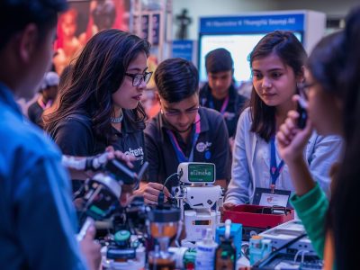 IDoSTEM Skill India Robotics and Ai Workshops at colleges